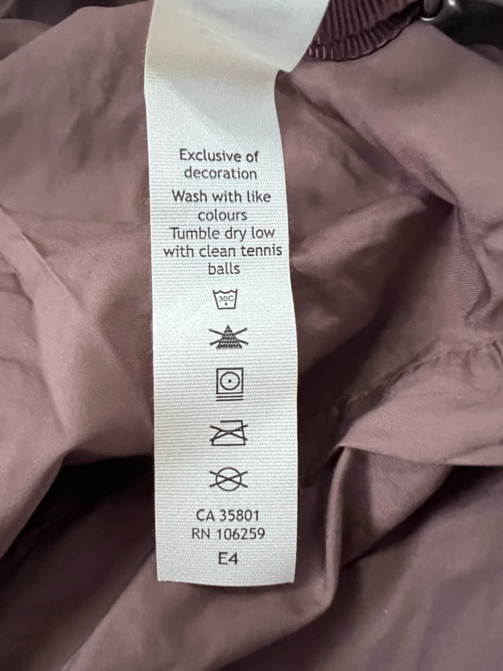 Lululemon Pack it Down Women’s Jacket Mauve Stone Size 12 NWOT - Picture 4 of 11